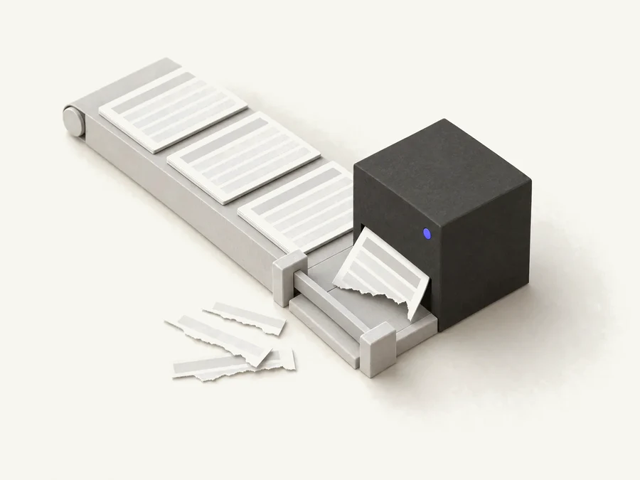 Illustration: an incomplete table from a scanned price list stopped before it becomes a spreadsheet.