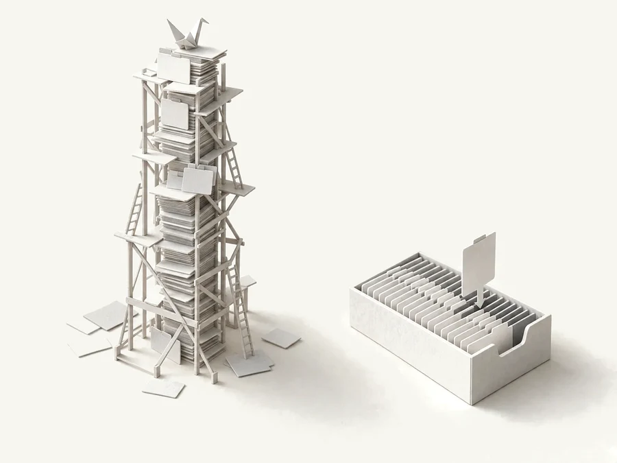 Illustration: two routes to the same place, one long and stepped, the other a single month.